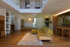 開放感あふれるリビング